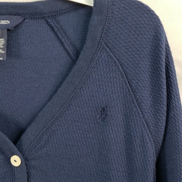 Ralph Lauren Polo Navy Button Down Cardigan Size 6 - Picture 2 of 5